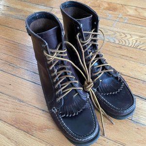 Eastland Brown Leather Boat Boot Bailey 1955 x Urban Outfitters US W 8.5